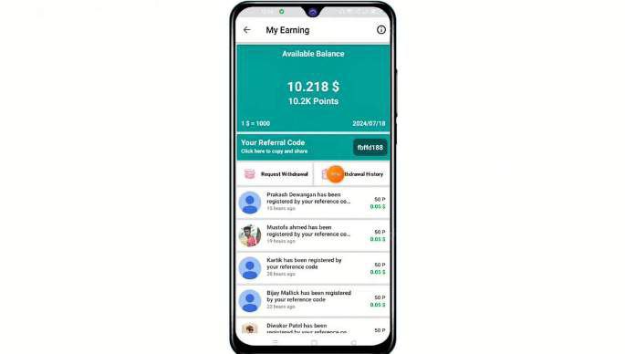 daily earn money app payment proof